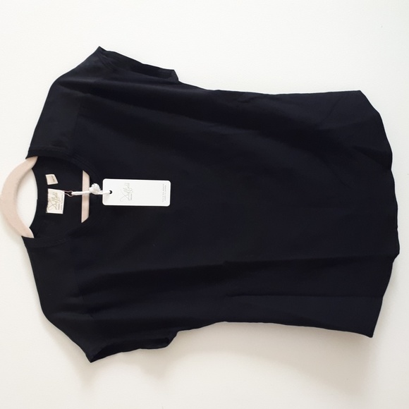 Duffield design Breezy Tee in Black/New - Picture 1 of 8